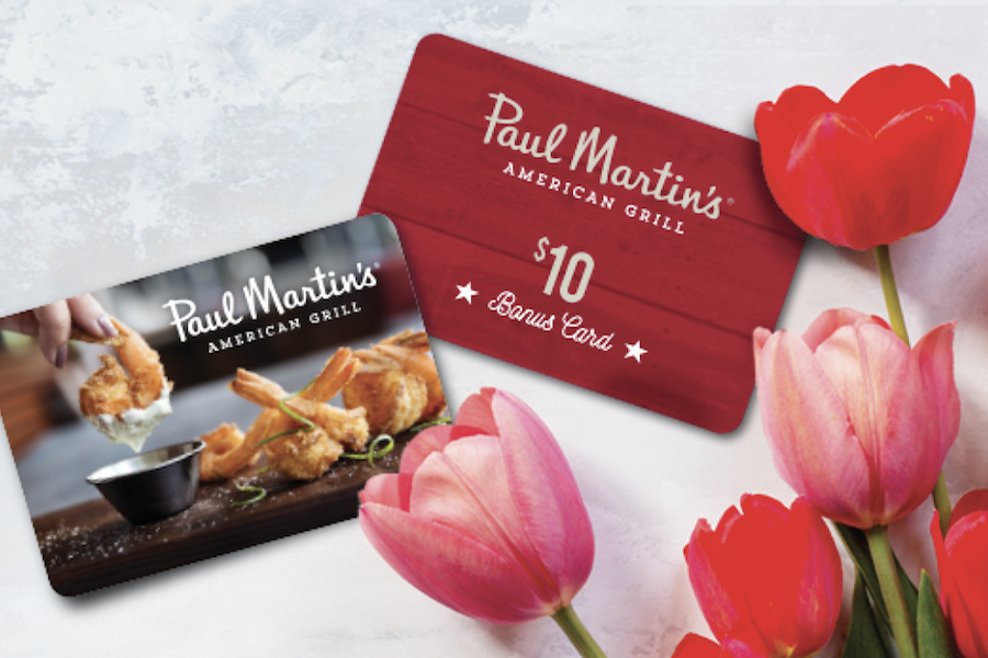 Special Offer at Paul Martin’s American Grill