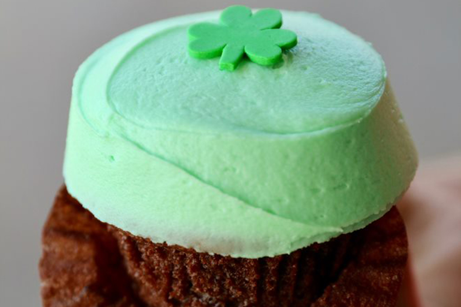 New Shamrock Cupcake at Sprinkles Cupcakes and Ice Cream