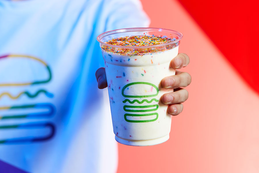 Pride Shake at Shake Shack