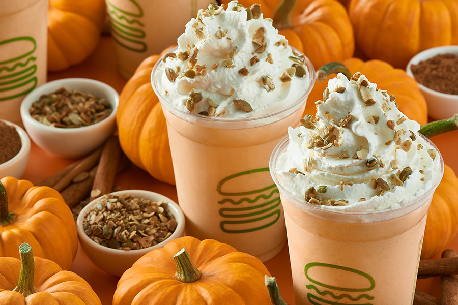 Holiday Pumpkin Shake at Shake Shack