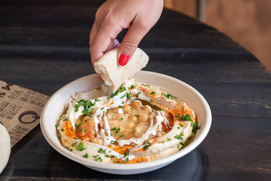 Hummus To-Go at Soom Soom Mediterranean