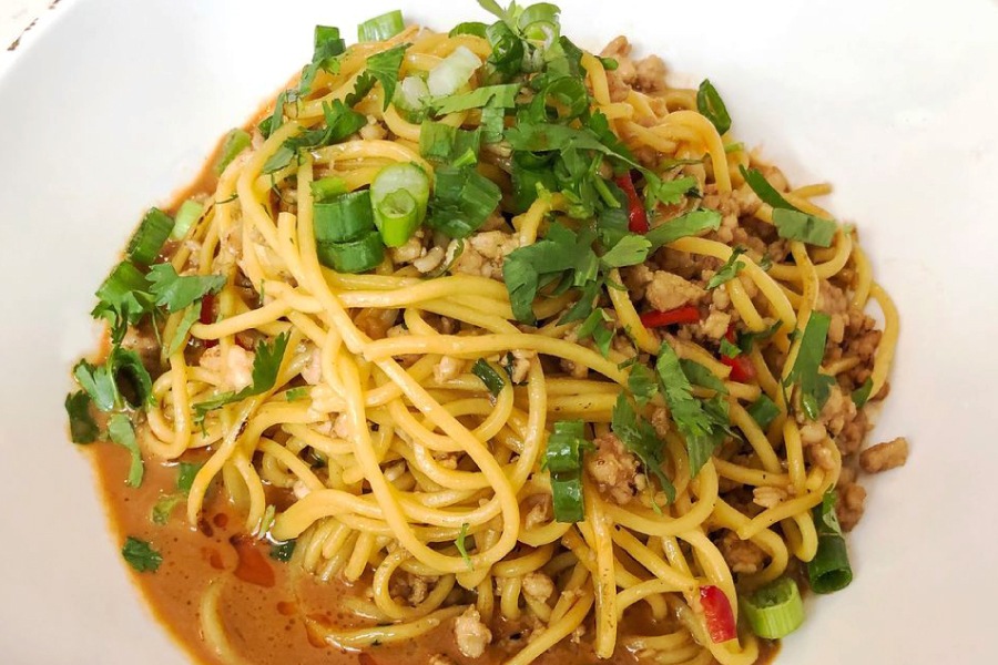 New Dan Dan Noodles at Social Monk Asian Kitchen