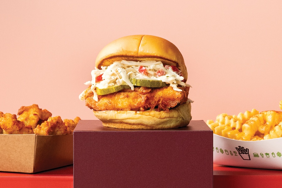 Hot Chick’n at Shake Shack