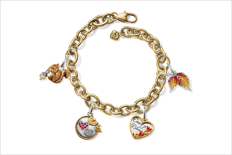 Fall Charm Bracelet at Brighton Collectibles
