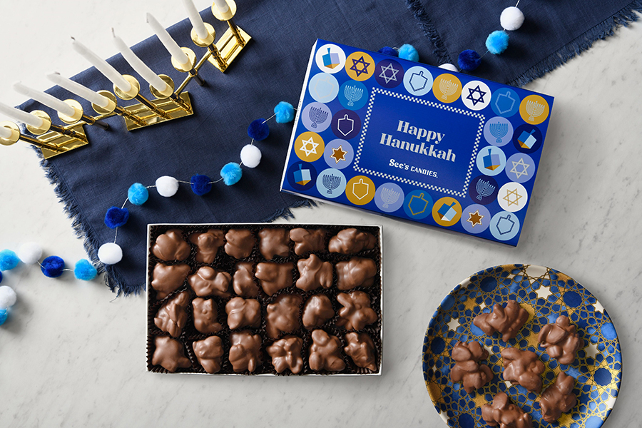 Hanukkah at See’s Candies